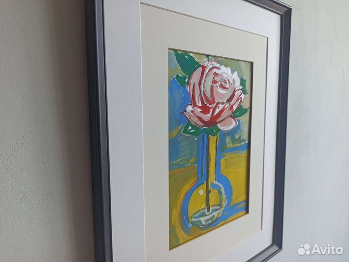 Картина Пион в вазе