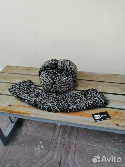 Каракуль папаха ушанка воротник