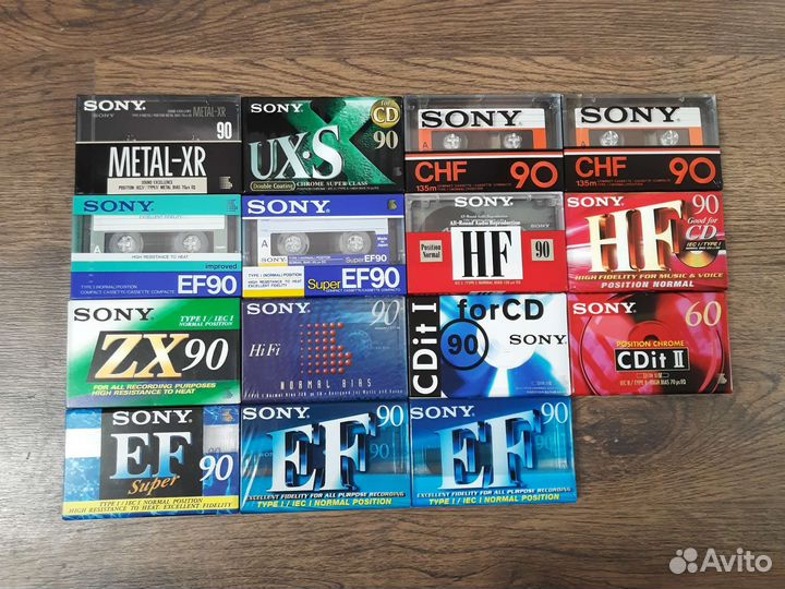 Аудио кассеты sony