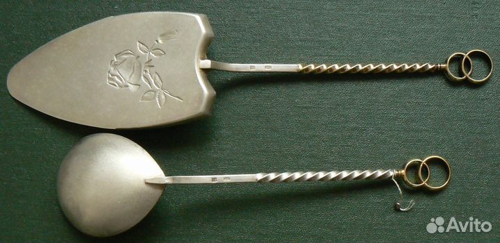 Свадебный набор серебро 916 проба