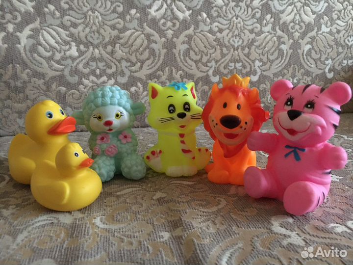 Резиновые игрушки набор 6 штук