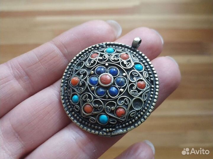 Кулон, серьги, кольцо