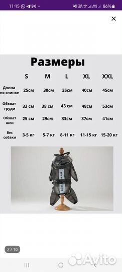 Дождевик для собаки