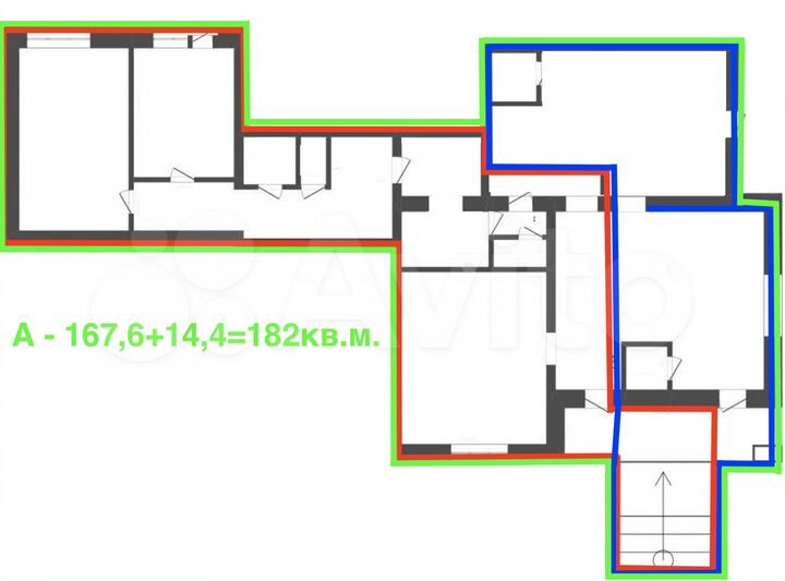 Продам помещение свободного назначения, 168 м²