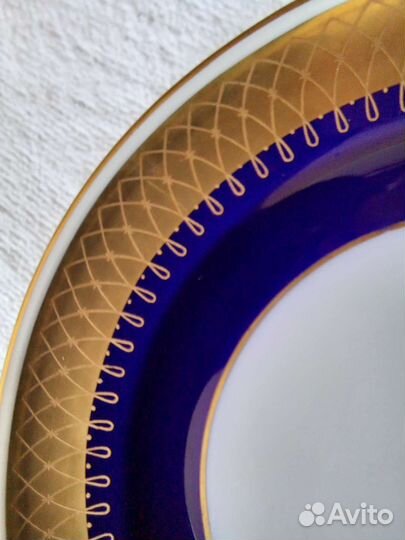 Тарелки Германия Weimar Кобальт