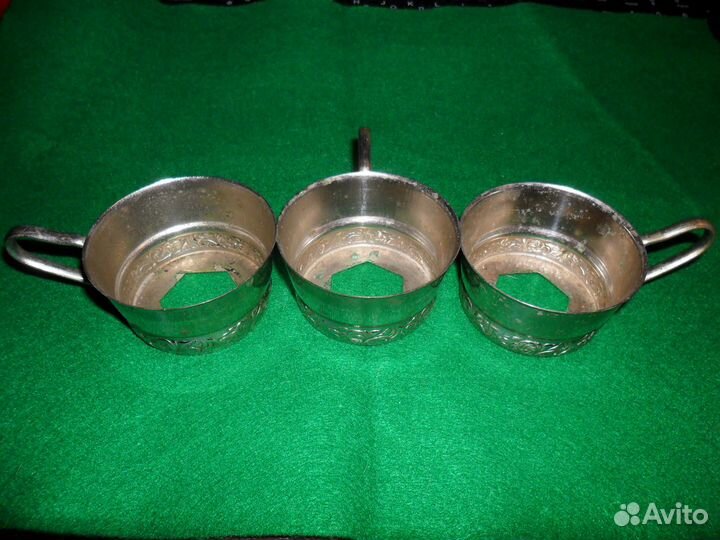 Подстаканники СССР Мельхиор