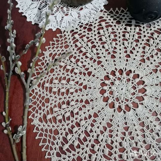 Салфетка вязаная крючком