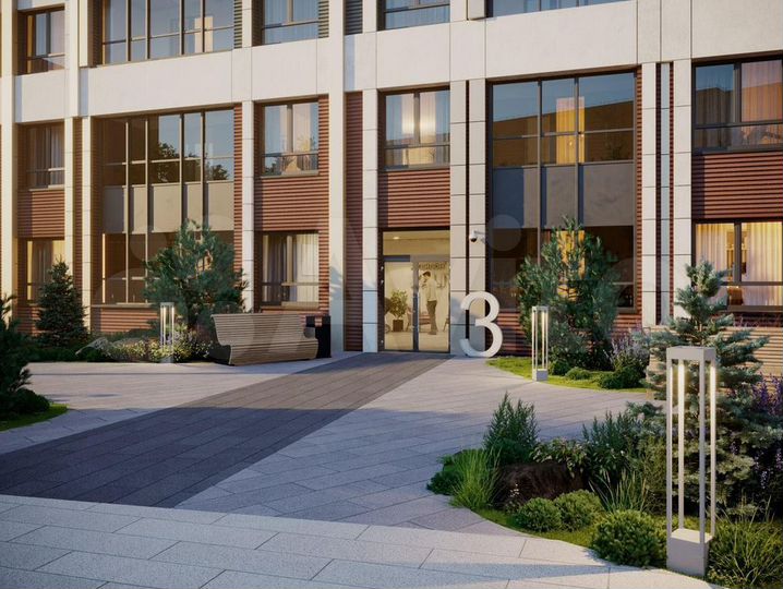 3-к. квартира, 58 м², 1/13 эт.