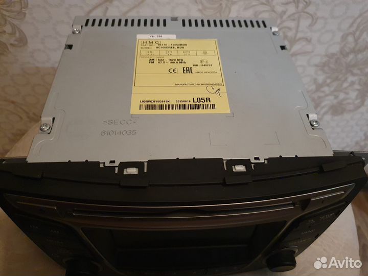 Штатная магнитола на hyundai solaris 1