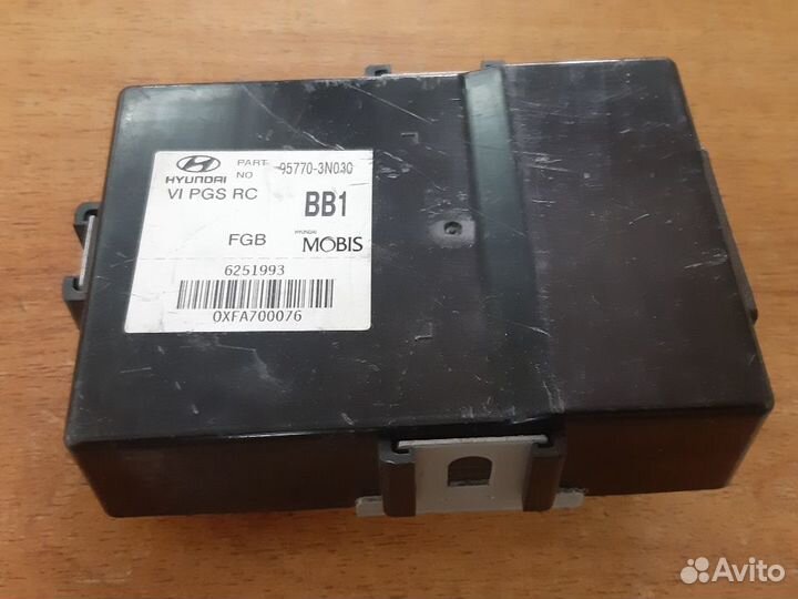 Блок управления партроником hyundai equus