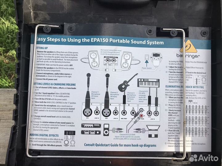 Акустическая система behringer EPA150