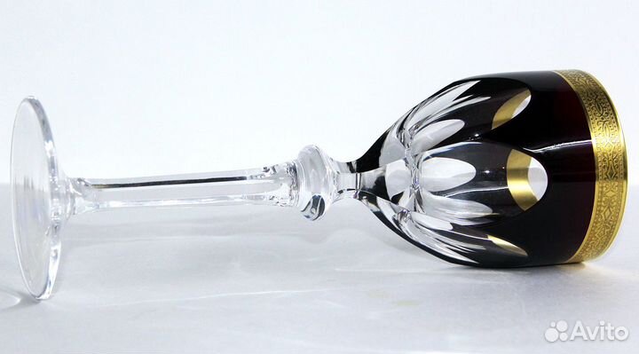 Klokotschnik цветной хрусталь фужер 22см Prasident