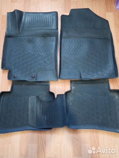 Автомобильные коврики hyundai solaris