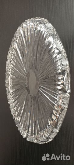 Ваза хрустальная ладья советская