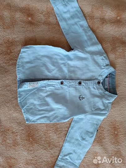 Рубашка для малыша 9-12мес