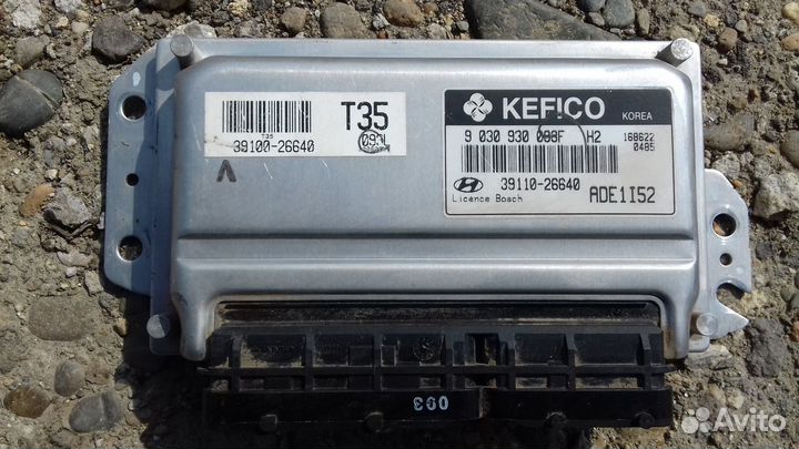 Эбу двигателя Hyundai Accent