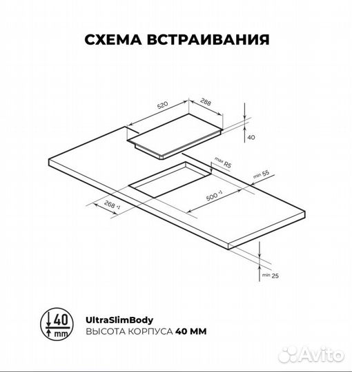 Варочная панель электрическая -2-х