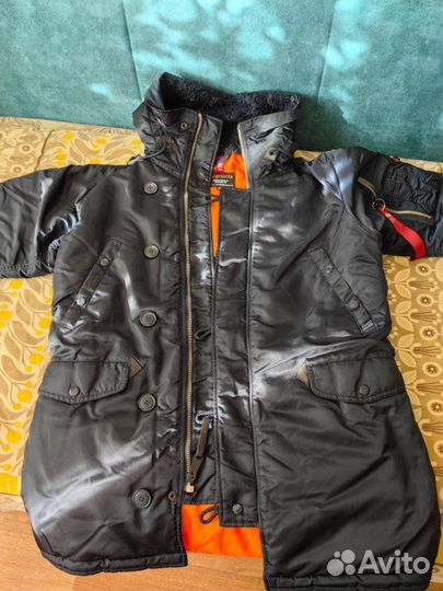 Куртка зимняя,Парка Alpha Industries N-3B Slim Fi