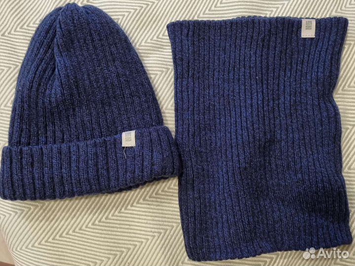 Зимняя шапка и снуд 52/54