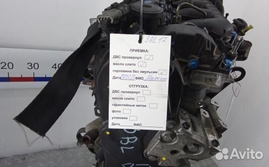 Двигатель дизельный peugeot 407 (3BL17AB01)