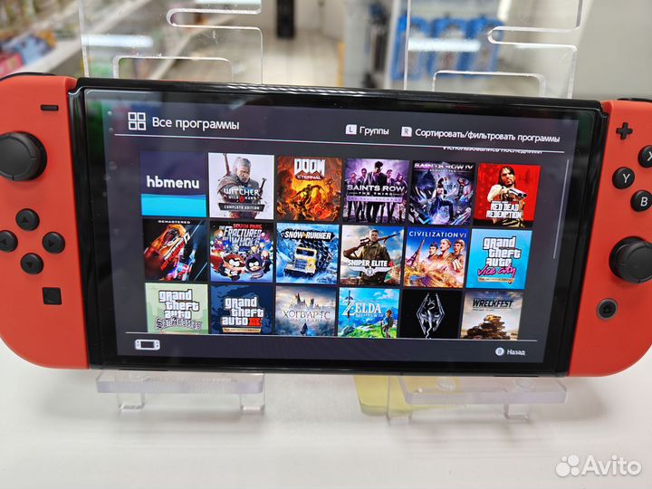 Nintendo switch oled Red Mario Edition