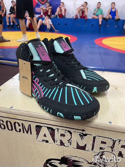 Борцовки asics aggressor черные