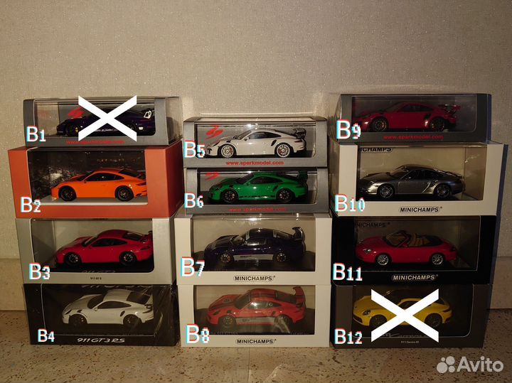 Модель Porsche 1:43 Spark, Minichamps