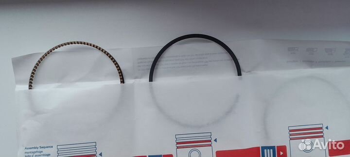 Кольца поршневые мазда 1.8л