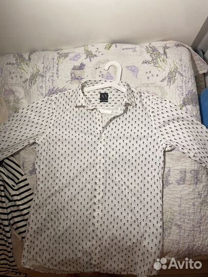 Giorgio armani Мужская рубашка белая M/L