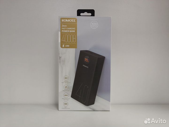 Повербанк Romoss 40000 mAh / Новый