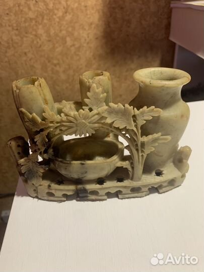 Старинные китайские фигурки. Мыльный камень