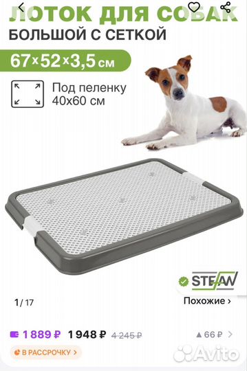 Лоток для собак