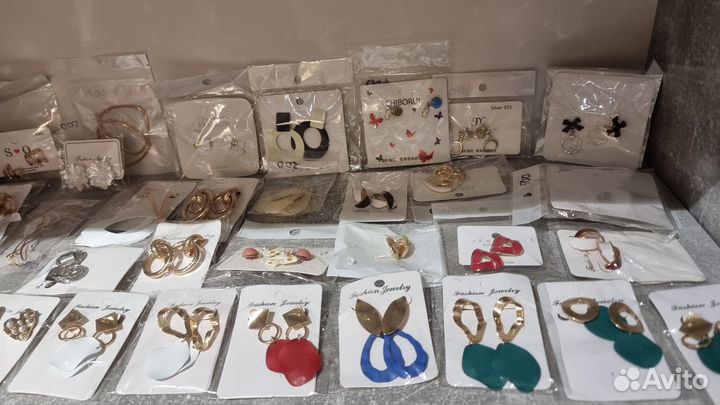 Бижутерия серьги украшения