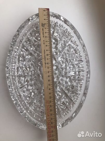 Блюдо хрустальное СССР