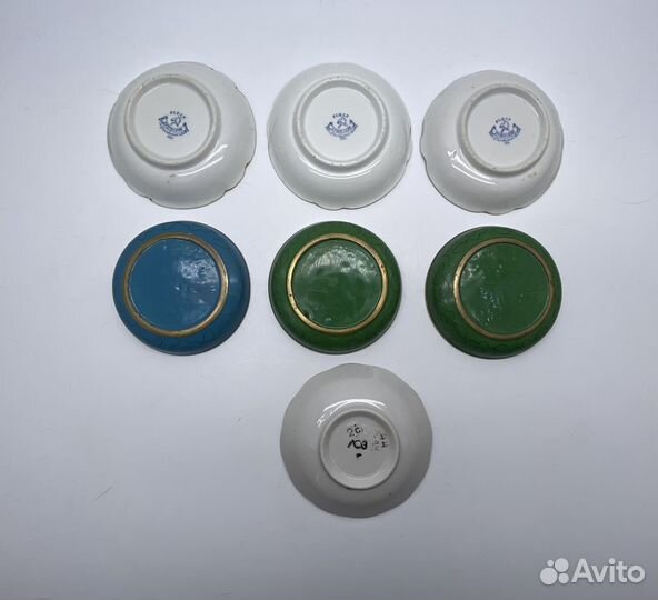 Антикварные розетки Дулево Старый Китай лоз