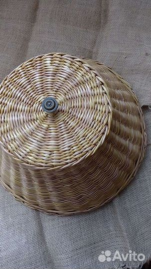 Хлебница плетёная из лозы