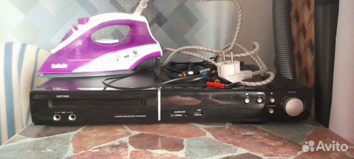 Утюг + DVD плеер