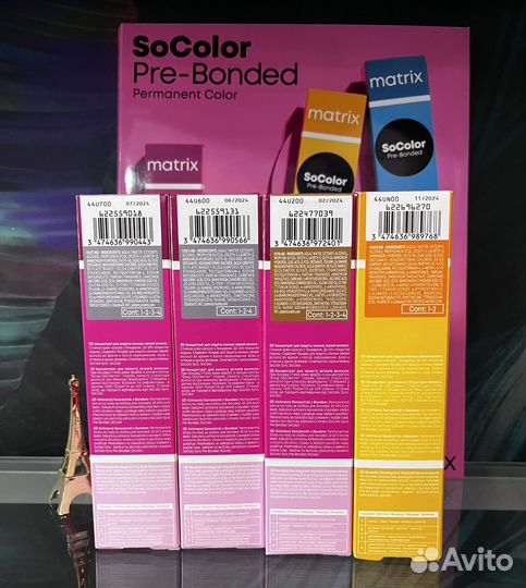 Matrix SoColor Pre-bonded стойкая крем-краска 90мл