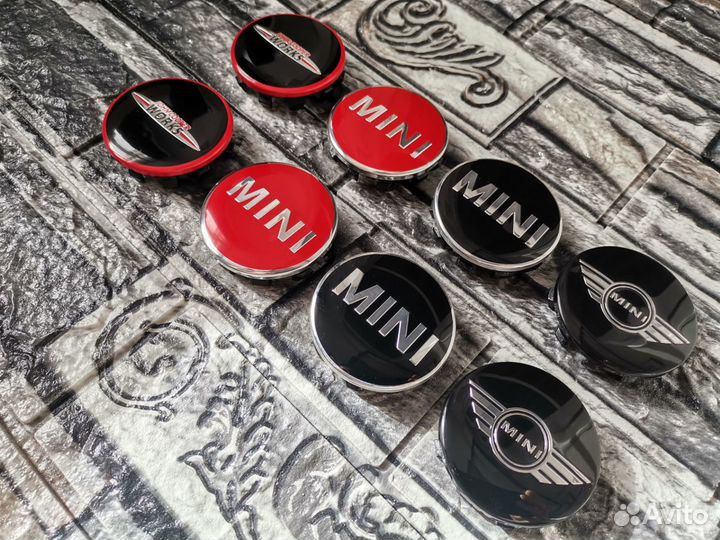 Колпачки заглушки на литые диски 56mm Mini Cooper