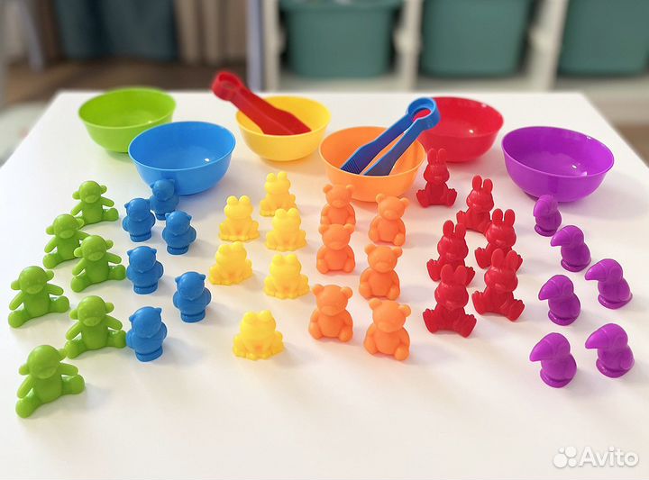 Развивающие игрушки Монтессори. Сортировка