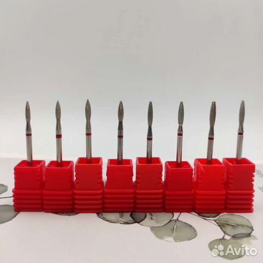 Алмазные фрезы (пламя, шар)