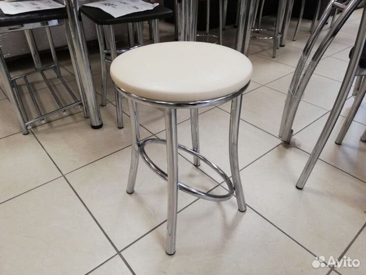 Табуреты хром 
