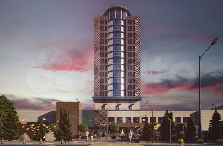 Апартаменты-студия, 43,4 м², 5/5 эт.