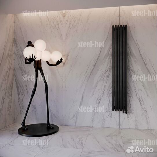 Вертикальный трубчатый радиатор Steel-Hot от завод