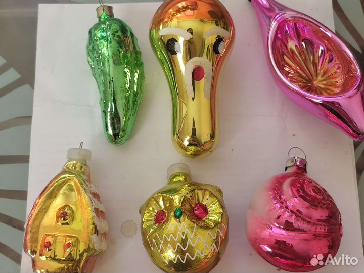 Елочные игрушки СССР