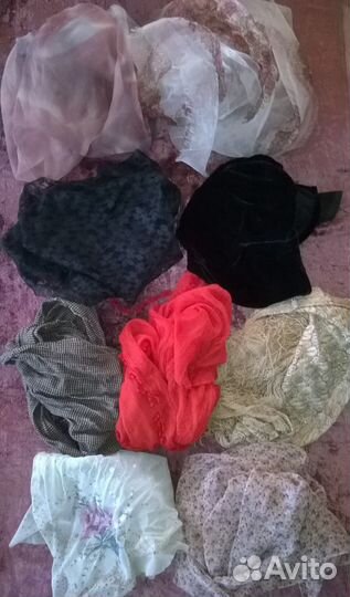 Винтажные шали платки палантины пончо