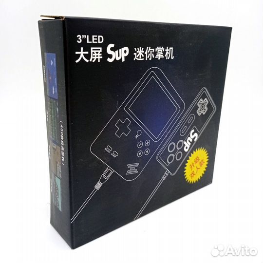 Портативная Денди SUP Game Box 400 в 1 (белая)