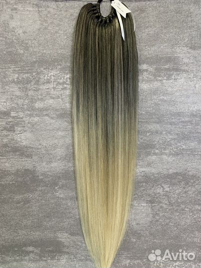 Хвост накладной длинный шиньон для волос