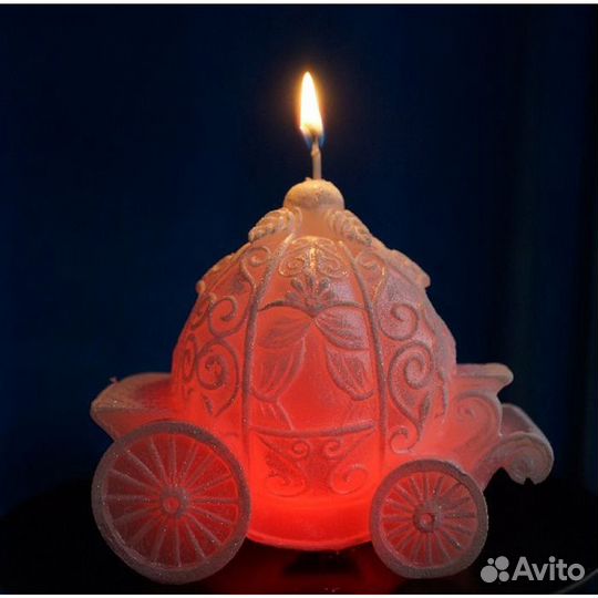 Свадебная мерцающая свеча 