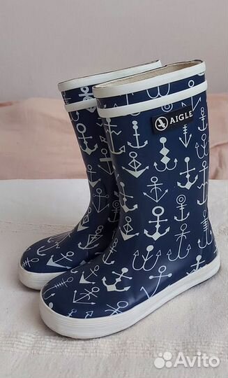 Детские резиновые сапоги aigle 26 р